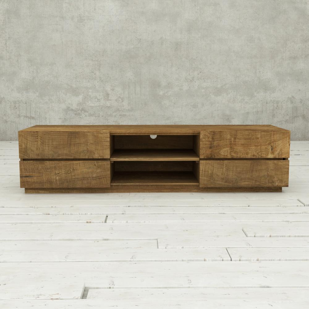 Urban Woodcraft Stallone Wood Tv Up Entertainment Centers TV Stands