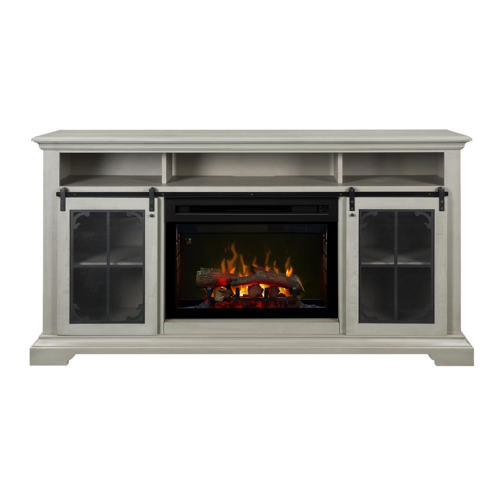 Dimplex Media Console Stone Fox Electric Fireplace Logs Entertainment Centers TV Stands