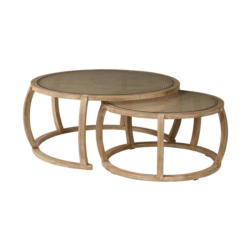 Mercana Round Coffee Table Set Tables Coffee Tables
