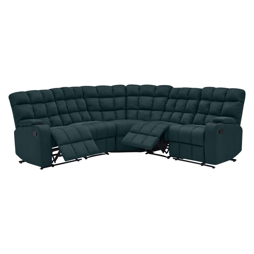 Prolounger Seater Curved Sectional Sofa Storage Consoles Sofas
