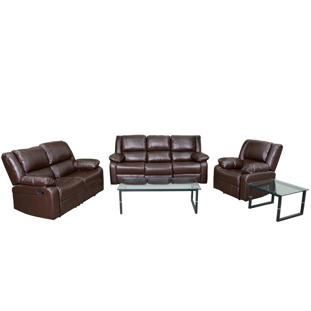 Carnegy Avenue Leather Room Sets Living Room Furniture Sets