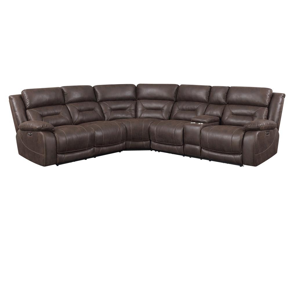 Steve Silver Seater Sectional Sofa Footrests