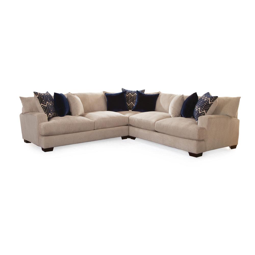 Steve Silver Seater Sectional Sofa Wood Upholstery Living Room Furniture
