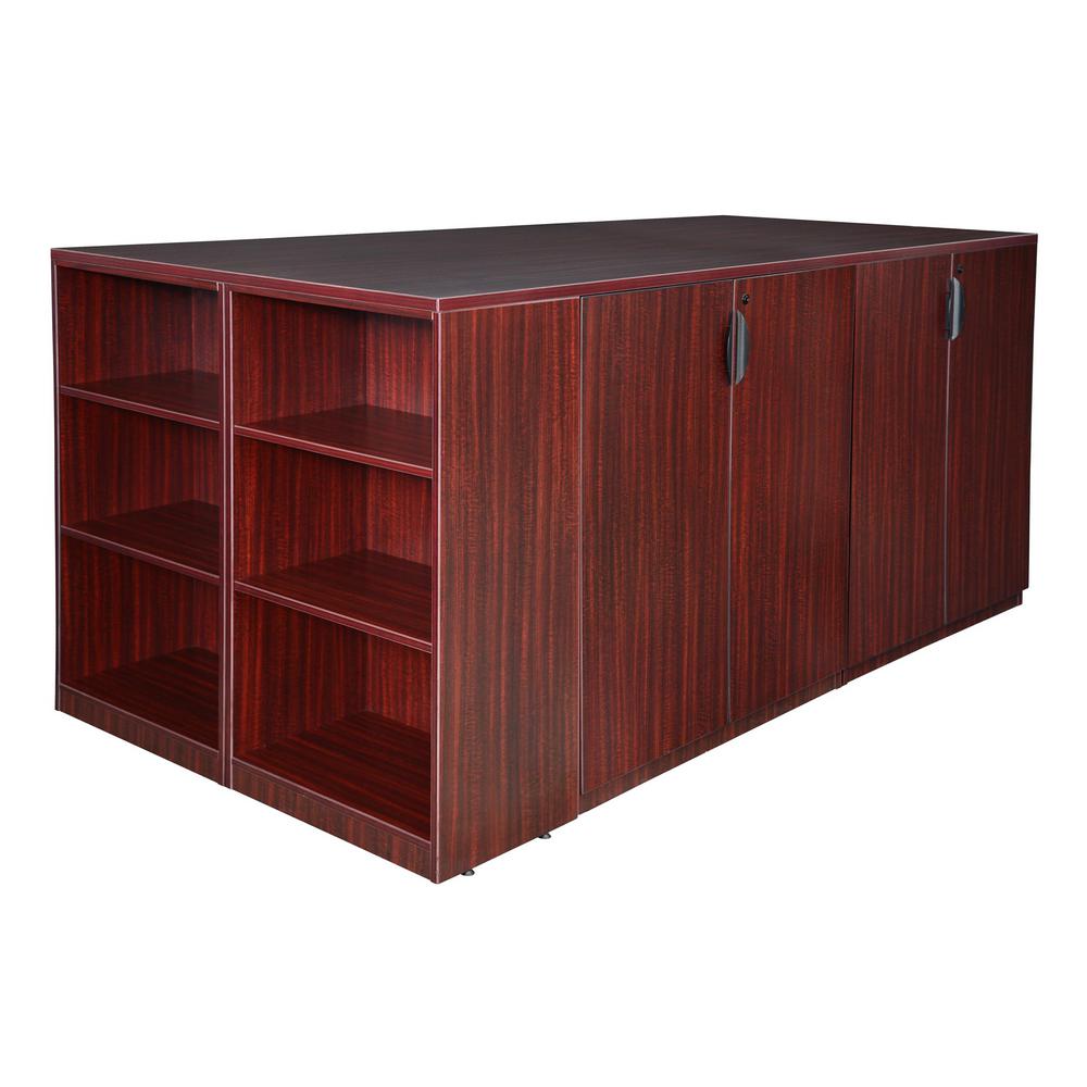 Regency Mahogany Storage Cabinet Lateral File Desk Bookcase End Brown Office Furniture Sets