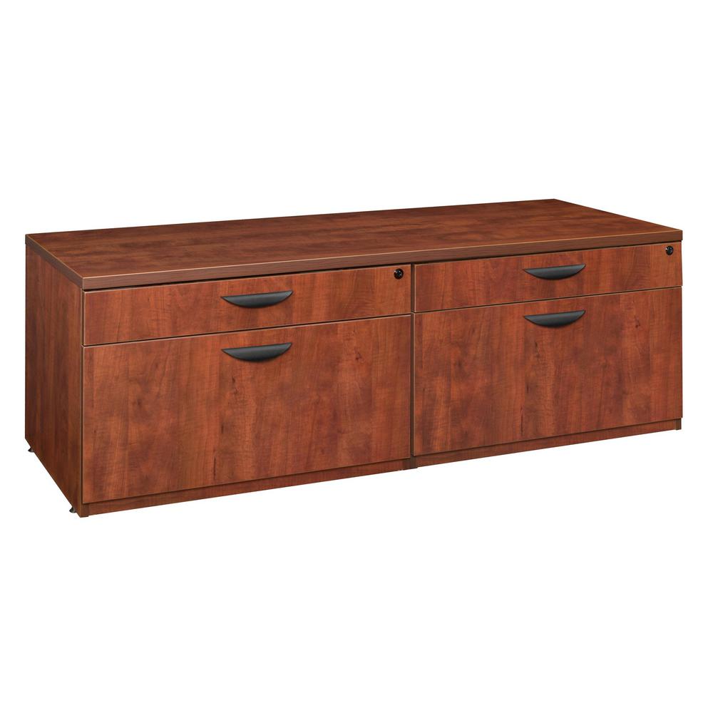 Regency Cherry Double Lateral Credenza Home Office Furniture
