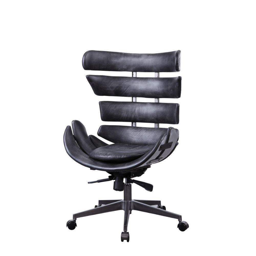 Benjara Designer Chair Upholstered Panels Office Chairs