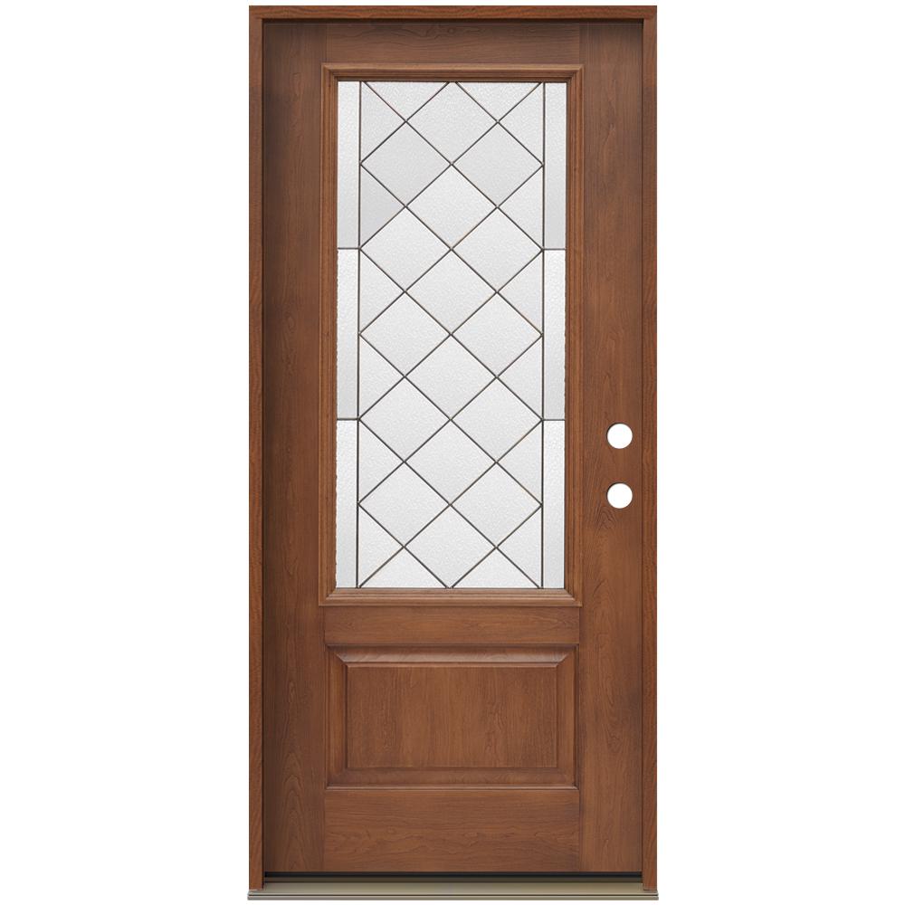 Jeld Wen Hazelnut Front Door Br Decor Fiberglass Doors