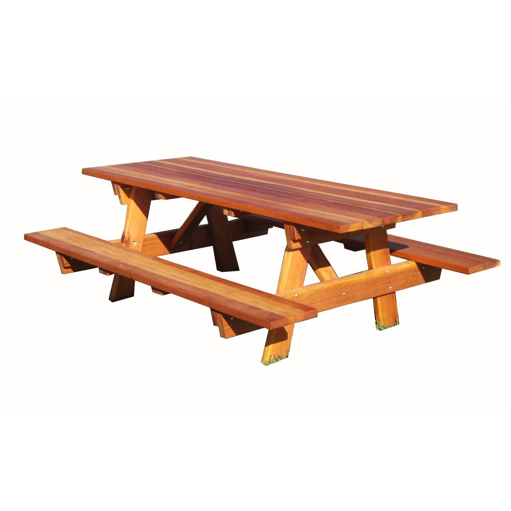 Rtmex Outdoor Decked Picnic Table Benches 809