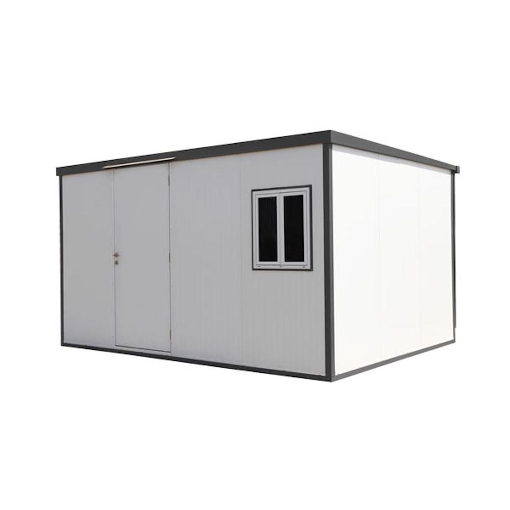 Duramax Building Flat Roof Shed Cream 132