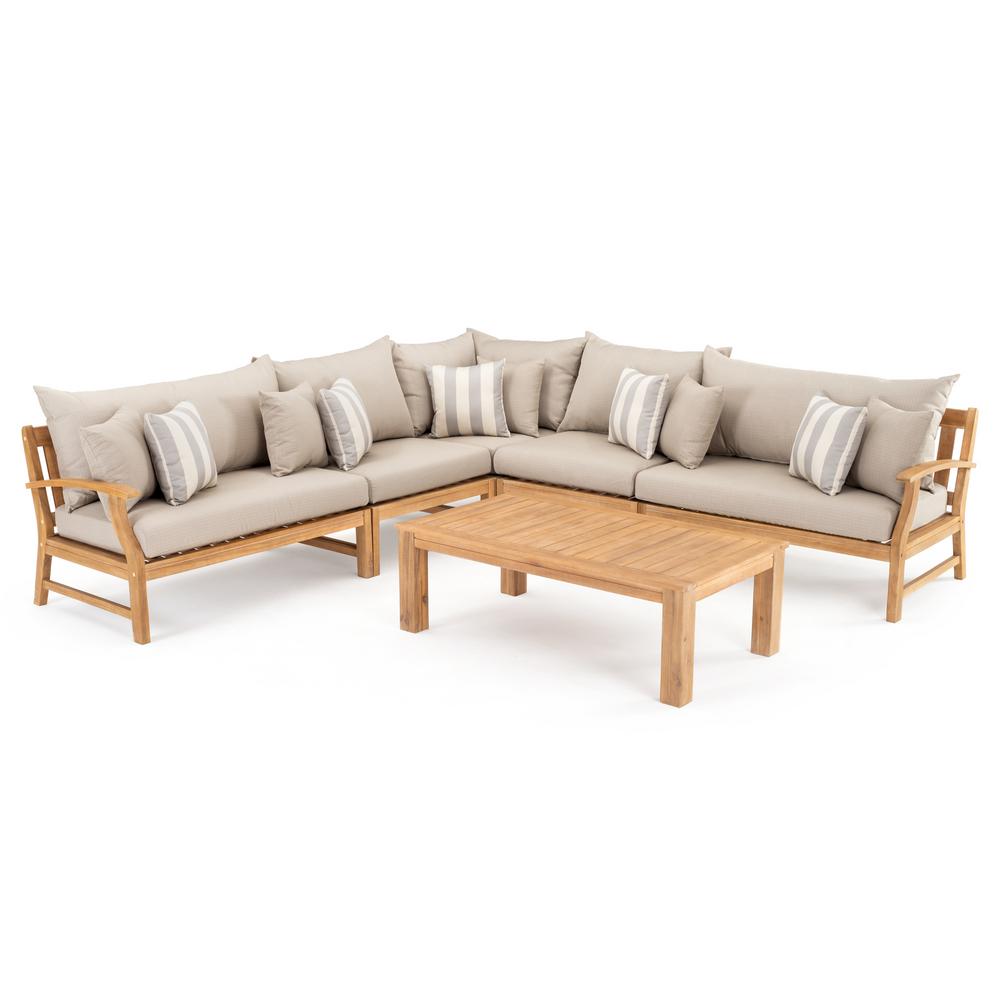 Rst Brands Outdoor Sectional Set Slate Outdoor Furniture Sets