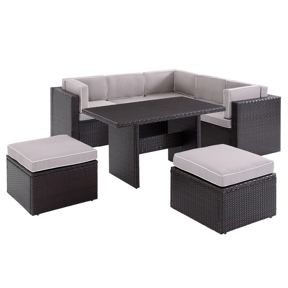 Crosley Wicker Patio Set Outdoor Furniture Sets