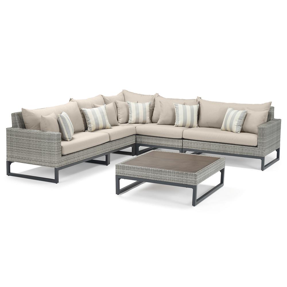 Wicker Outdoor Sectional Image