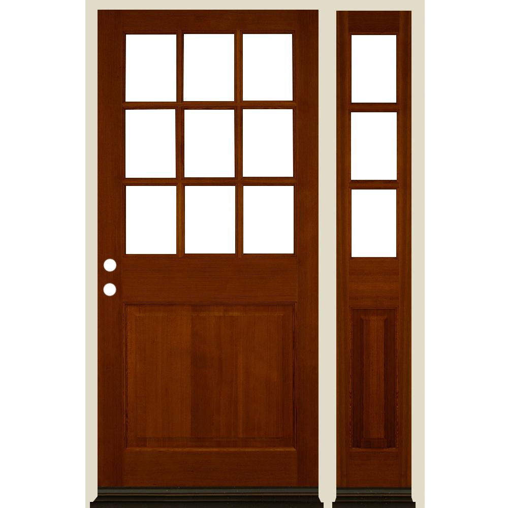 Krosswood Doors Right Chestnut Front Door Right Chestn 418