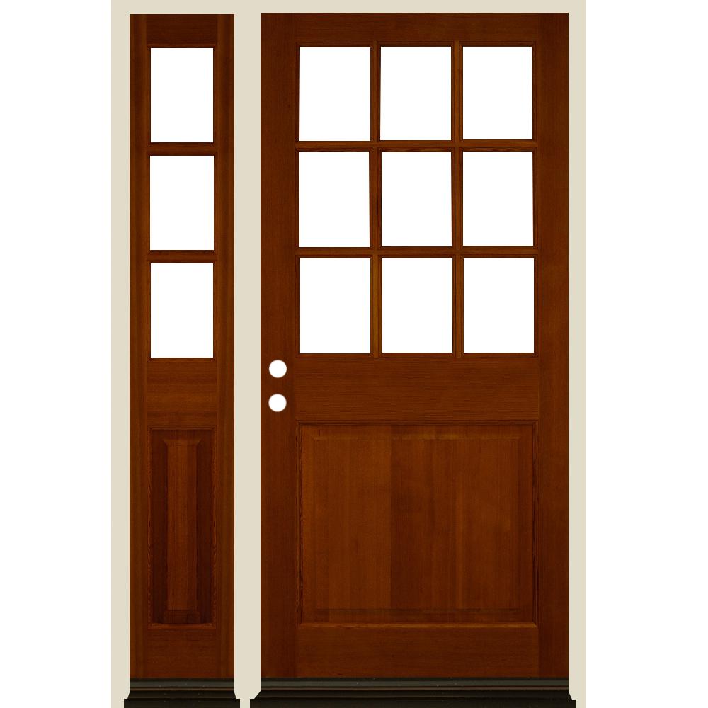 Krosswood Doors Right Chestnut Front Door Left Chestnu 417