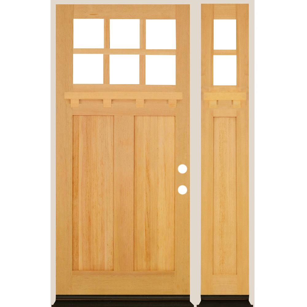 Krosswood Doors Left Front Door Right Stain Doors