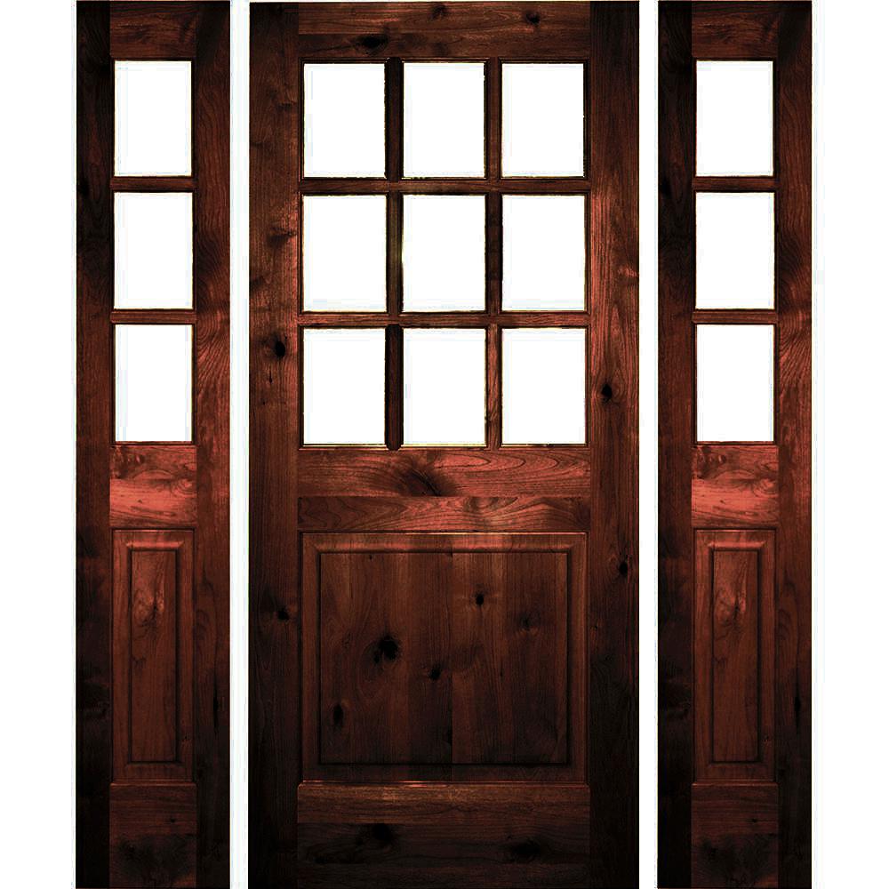 Krosswood Doors Chestnut Wood Left Front Doors 226